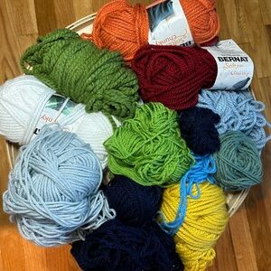 Chunky Yarn Collection in Assorted Colors